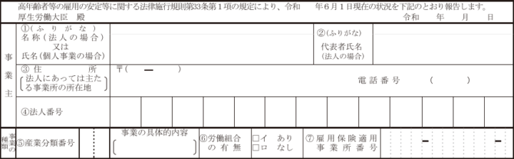 【令和5年最新】高年齢者雇用状況等報告書の書き方