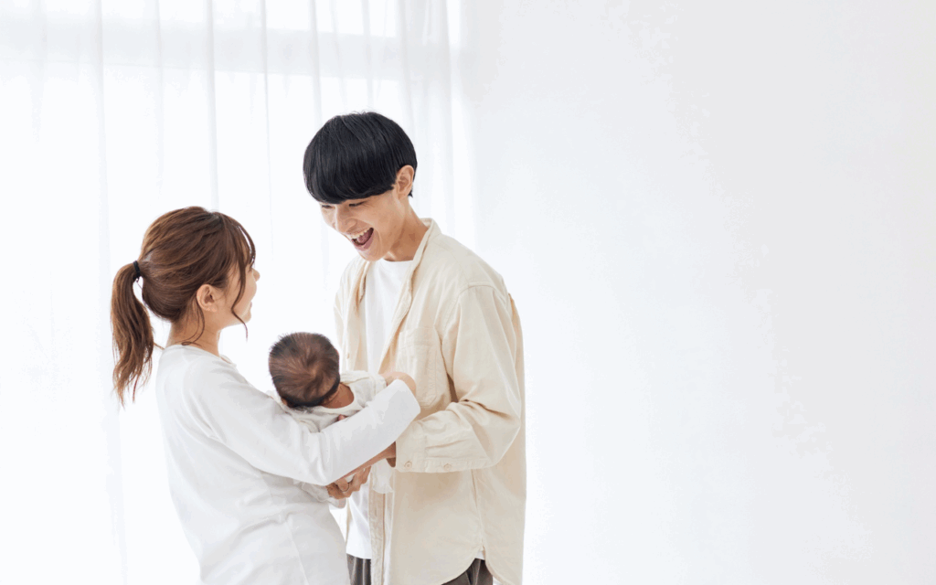 夫婦と赤ちゃん