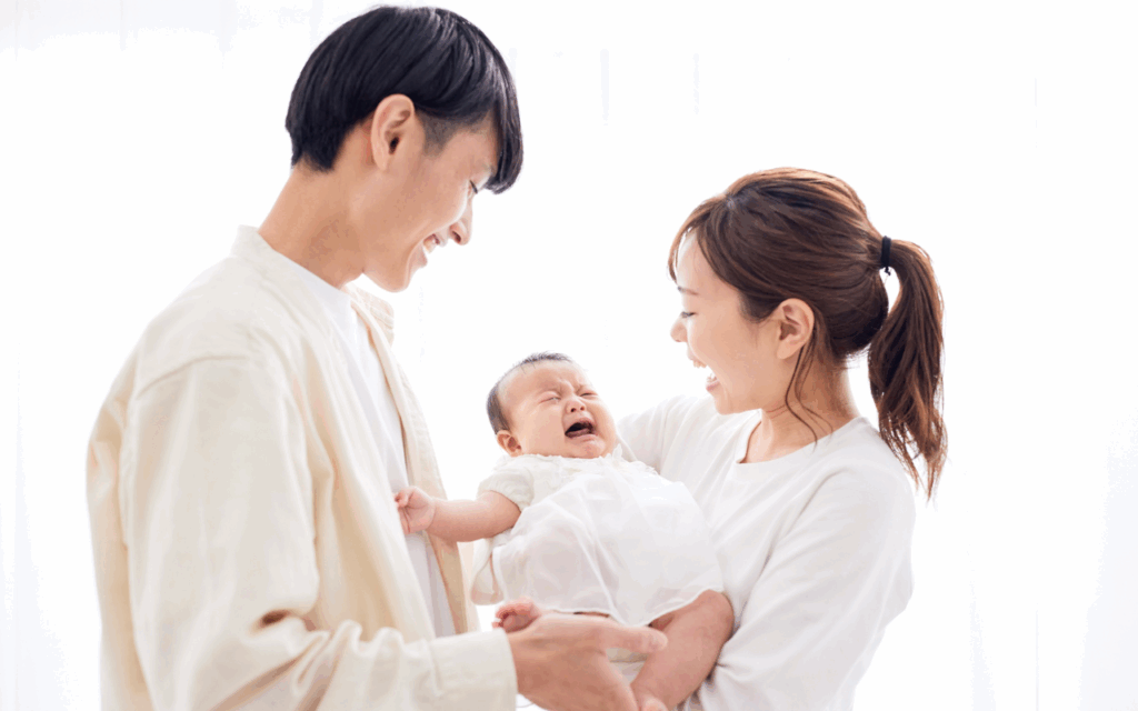夫婦と赤ちゃん